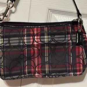 Coach Small Plaid Purse